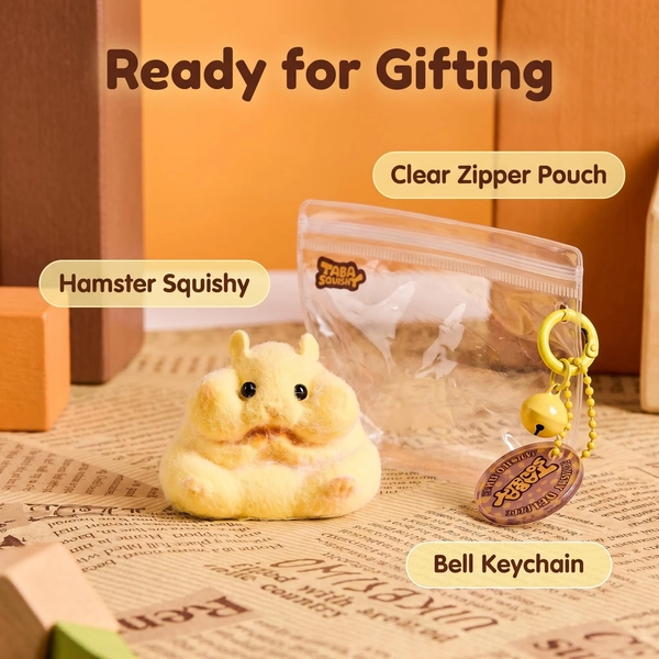 Clearance！Flocked Hamster Taba Squishy Toys for Adults – Cute Stress Relief Fidget Sensory Toys, Soft Silicone Squeeze Gifts - Walmart.com