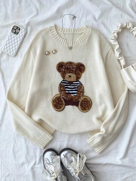 Oversized Bear Sweater