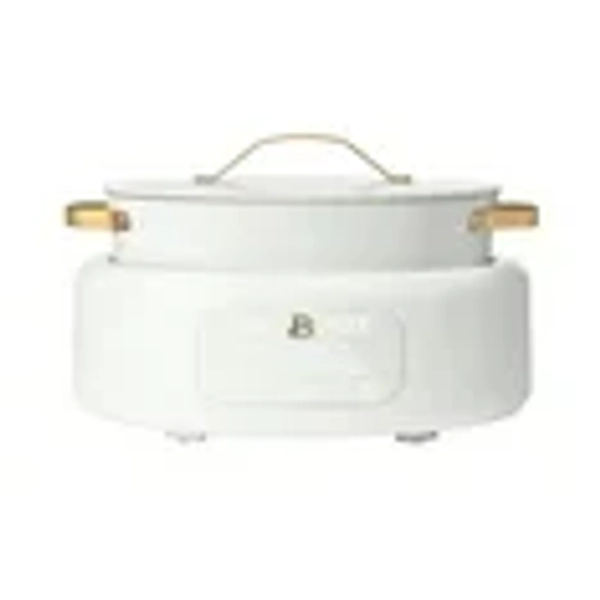 Beautiful 10 in 1, 6 Qt Electric Multi-Cooker, White Icing by Drew Barrymore