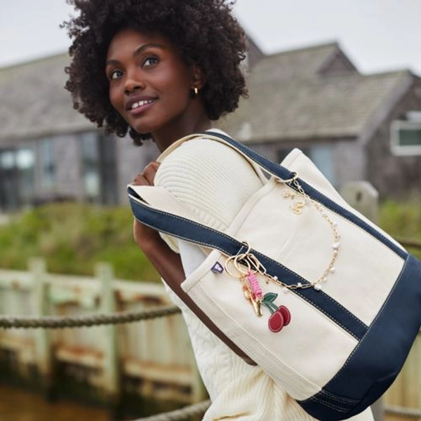 Medium 5 Pocket Open Top Canvas Tote Bag