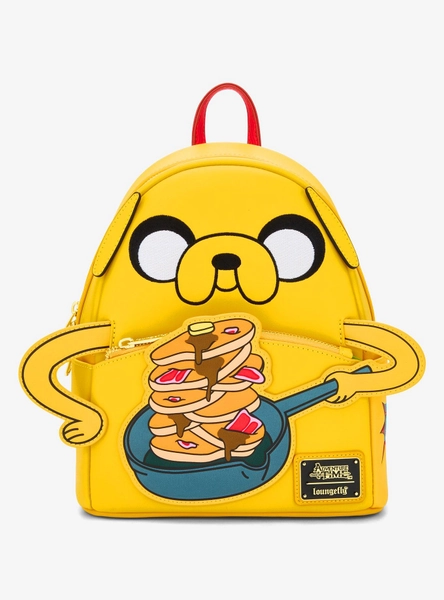Loungefly Adventure Time Jake the Dog Bacon Pancakes Figural Mini Backpack