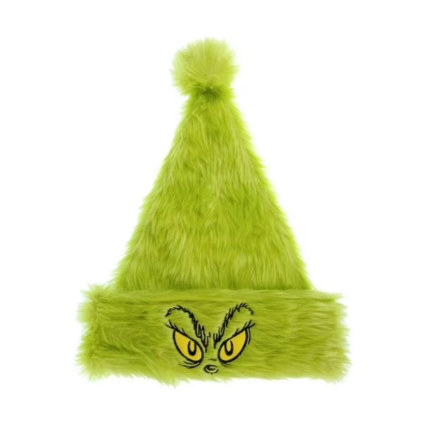 Dr. Seuss How The Grinch Stole Christmas Furry Green Party Hat by Ruz