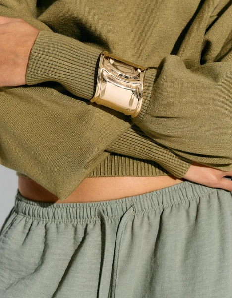 Bracciale cuff liscio