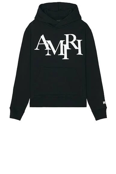 Amiri Men's Logo Staggered Hoodie