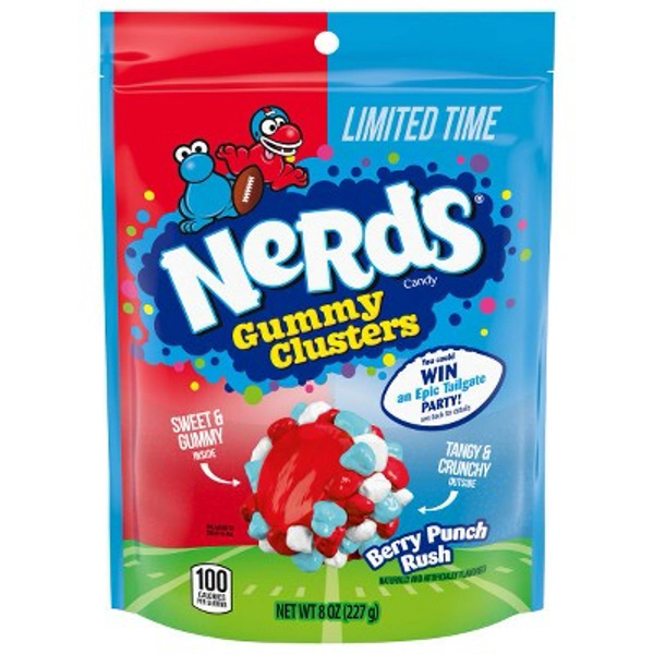 Nerds Gummy Clusters Stand Up Bag Punch - 8oz