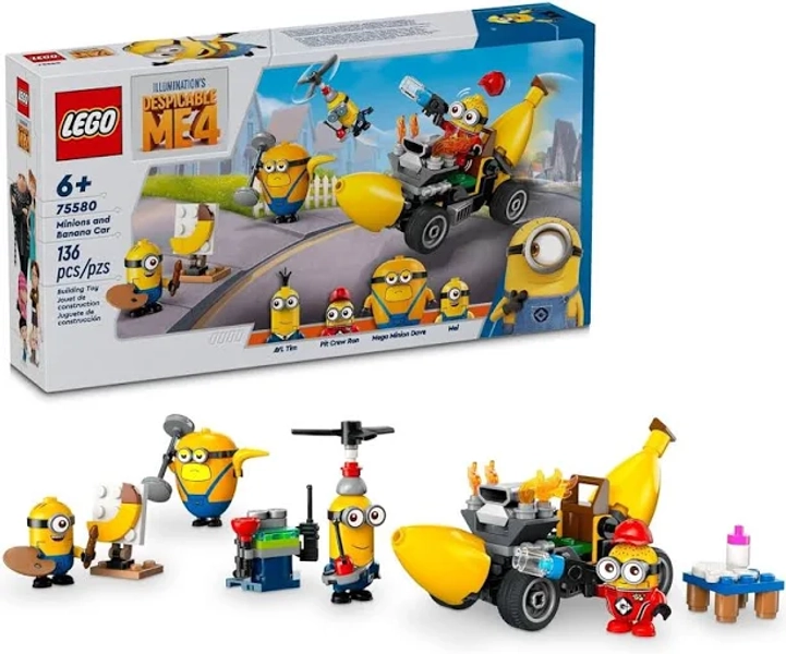 LEGO Minions and Banana Car 75580