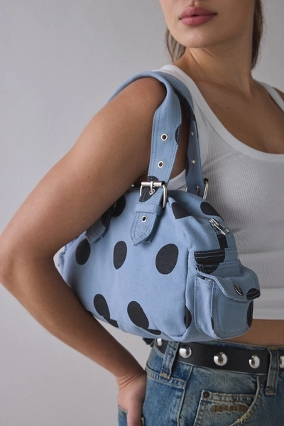 BDG Colored Denim Duffle Shoulder Bag