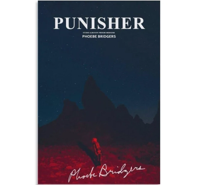 Phoebe Bridgers Punishe Album de musique Poster artistique 20 x 30 cm