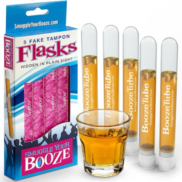 Smuggle Your Booze Tampon Flask