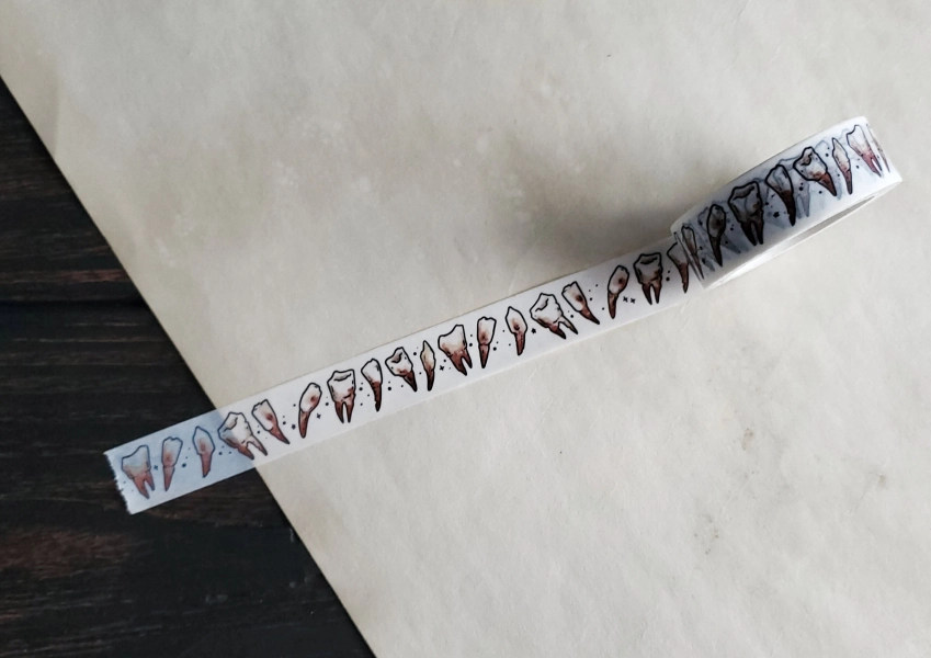 Bloody Teeth WASHI Tape