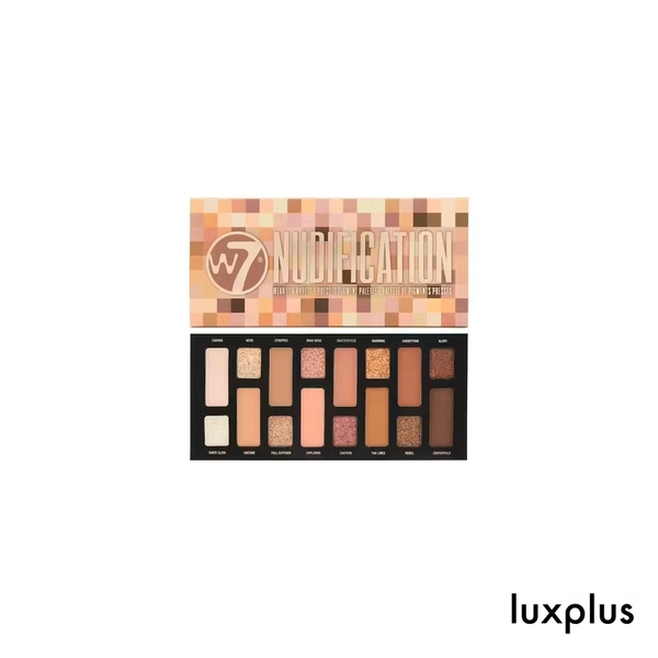 W7 Nudification Pressed Pigment Palette 1 stk