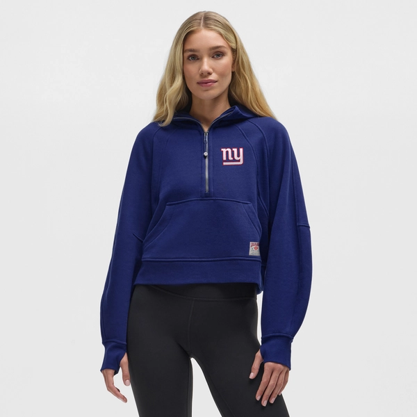Women's lululemon  Larkspur New York Giants Scuba Oversized Half-Zip Hoodie