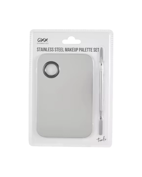 OXX Cosmetics Stainless Steel Makeup Palette Set - Black