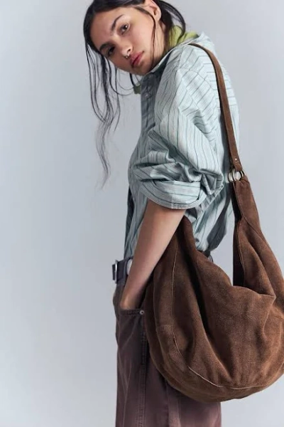 Free People Roma Suede Tote Bag