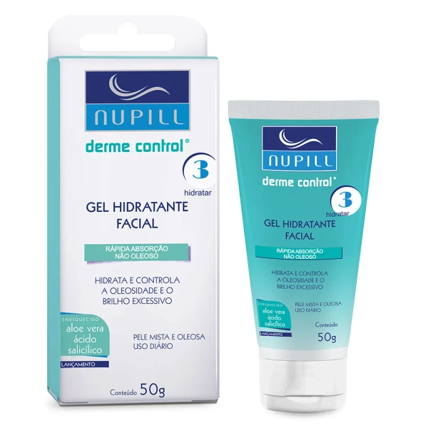 Gel hidratante facial Nupill Derme Control