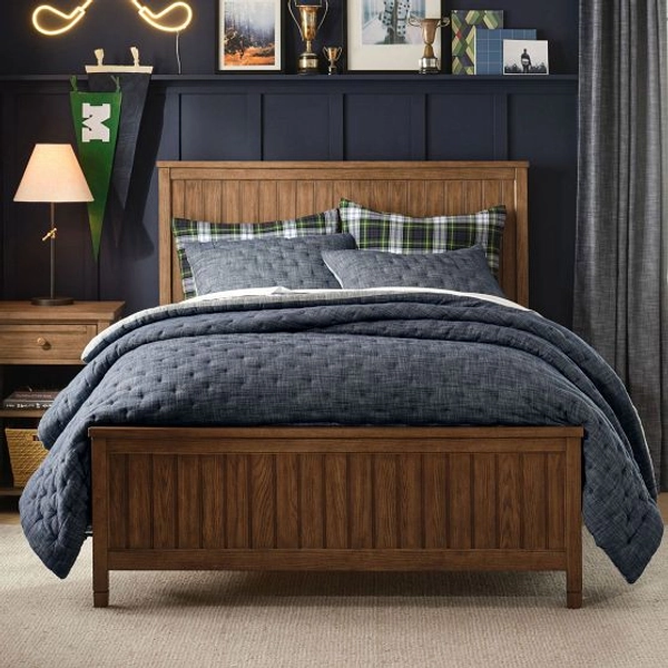 Beadboard Basic Bed (White)