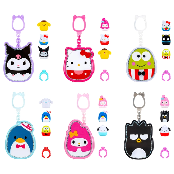 Squish-a-longs Hello Kitty and Friends Clip-a-longs Mini-Squish Mystery Pack - Walmart.com