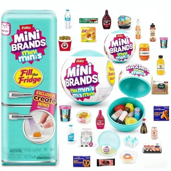Zuru Surprise Toy Mini Toy Brands Kawaii Food Toys Cute Mystery Random Blind Boxes Miniature Toy Original Birthday Gift