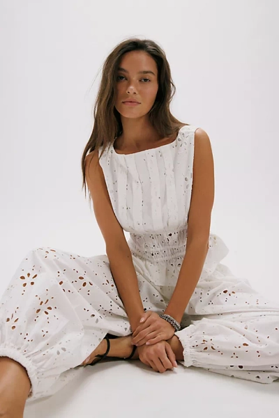Jude Eyelet Pant Set