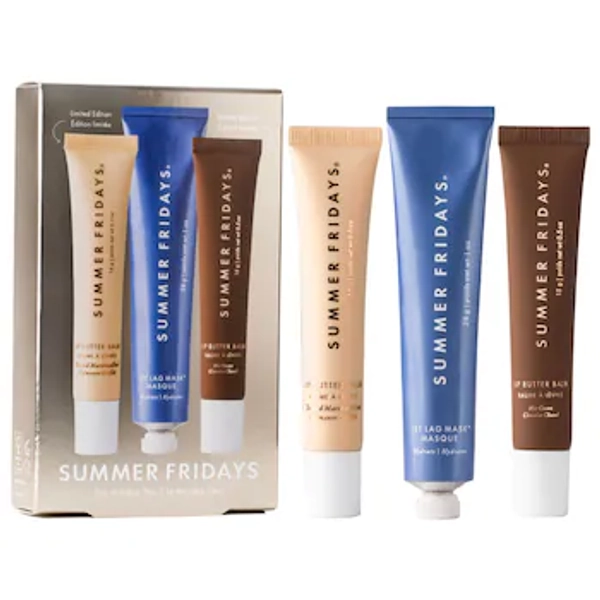 The Holiday Trio Set with Lip Butter Balm in Hot Cocoa & Toasted Marshmallow