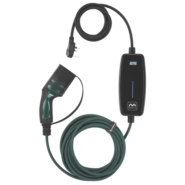 Masterplug 10A 2.4kW  Mode 2 Type 2 Plug Portable EV Charger 10m