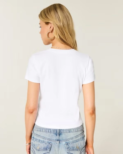 100% Cotton Crew Baby Tee