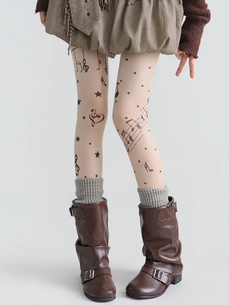 Piano Garden Lolita Sheer Tights
