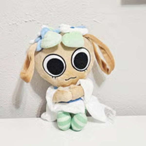 White Dress Bassie New plushie plushy plush stuffed toy kids gift Plush
