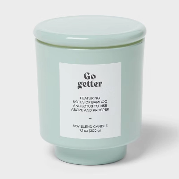 Lidded Jar Candle Go Getter 7.1oz - Room Essentials™