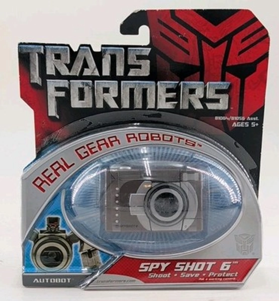 Hasbro Transformers Movie Spy Shot 6 Real Gear Robots Transforming New 2006 | eBay