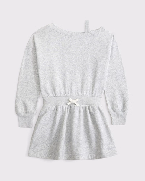long-sleeve off-the-shoulder mini dress