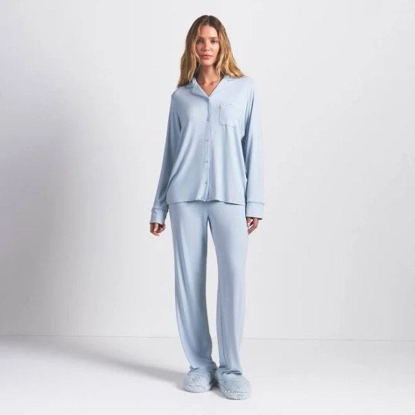Skims Women's Long Sleeve Pajama Set