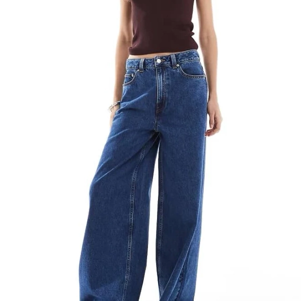 ASOS Tall High Waist Wide Leg Jeans