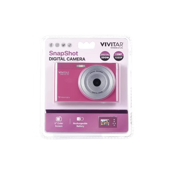 Vivitar SnapShot Digital Camera - Warm Fuchsia