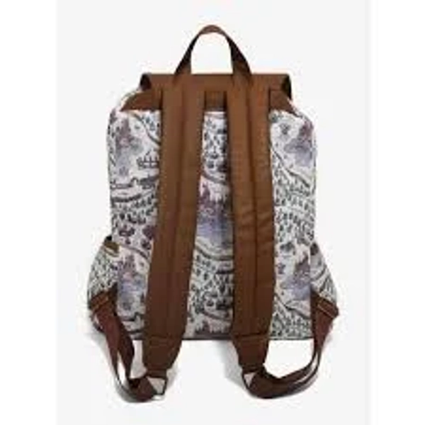 Loungefly Harry Potter Backpack Hogwarts Map Slouch New