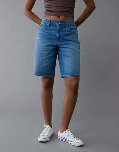 AE 11" Dreamy Drape Stretch High-Waisted Jort