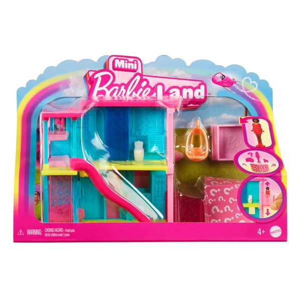 Barbie Mini Barbie Land DreamHouse Including 1.5-Inch Doll, Furniture & Accessories - Walmart.com