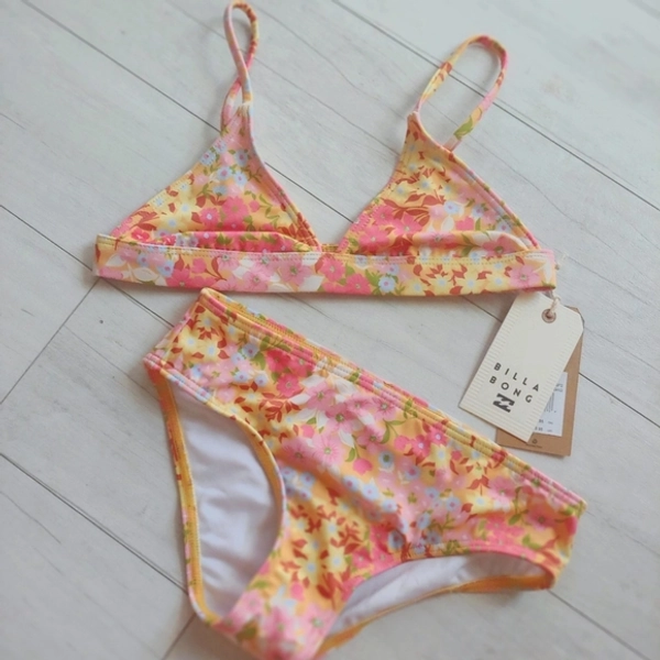 BillABONG NEW girls Spring Daydream Banded Triangle Bikini