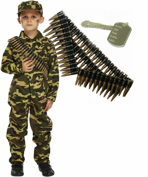 Child Army Boy Costume