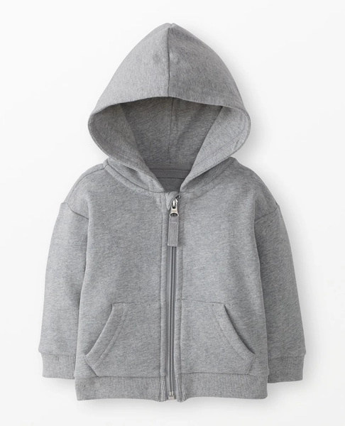 Baby Oversized French Terry Zip Up Hoodie