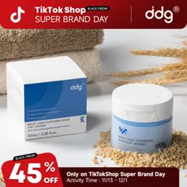 ddg Makeup Remover Cleansing Balm - Hypoallergenic & Gentle Facial Cleanser | All Natural Plant Oils | Nourish & Hydrate | Removes Heavy Makeup | Non-Comedogenic | For Sensitive & All Skin Types | Christmas Gift | black friday deal | tiktokshopblackfriday