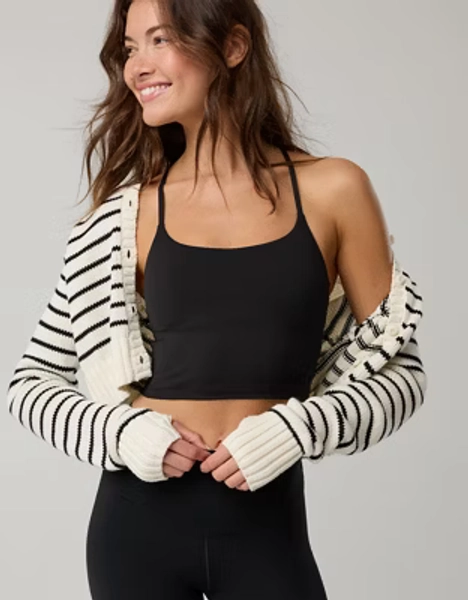 OFFLINE By Aerie Real Me Xtra Strappy Longline Sports Bra