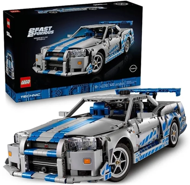 LEGO Technic 2 Fast 2 Furious Nissan Skyline GT-R (R34) Car