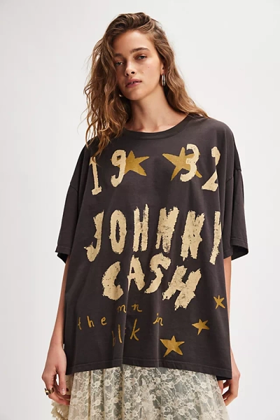 Johnny Cash Doodles Tee