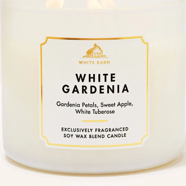 Bath & Body Works White Gardenia 3-Wick Candle
