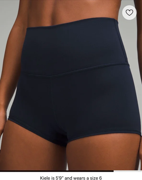 lululemon align high rise short 2”