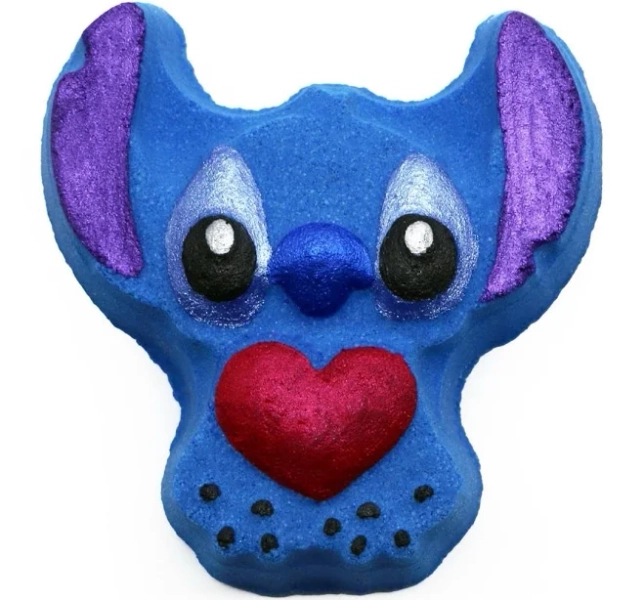 Stitch Bath Bomb Rock Candy & Strawberry Fragrance