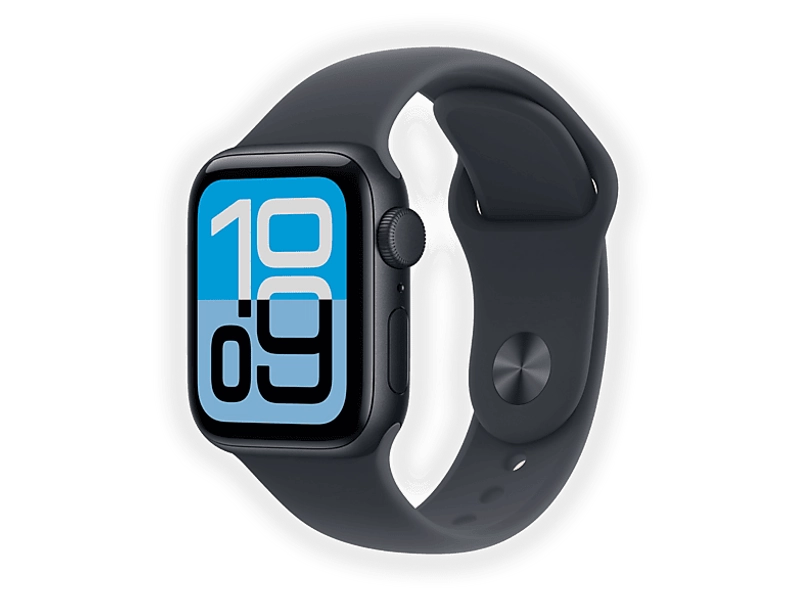 APPLE Watch SE 3 GPS, Cassa 40 mm in alluminio mezzanotte con Cinturino Sport mezzanotte - S/M