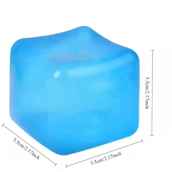 Cube Sensory Squeeze Toy with Super Solid Squish 5.5cm Cube BPA-free Funny Relax Stress Reliever