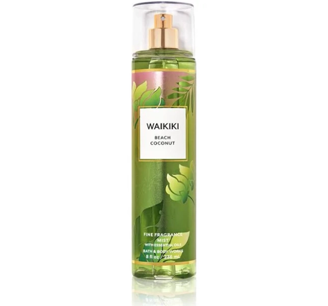 Bath Body Works Waikiki Beach Coconut Fine Fragrance Mist